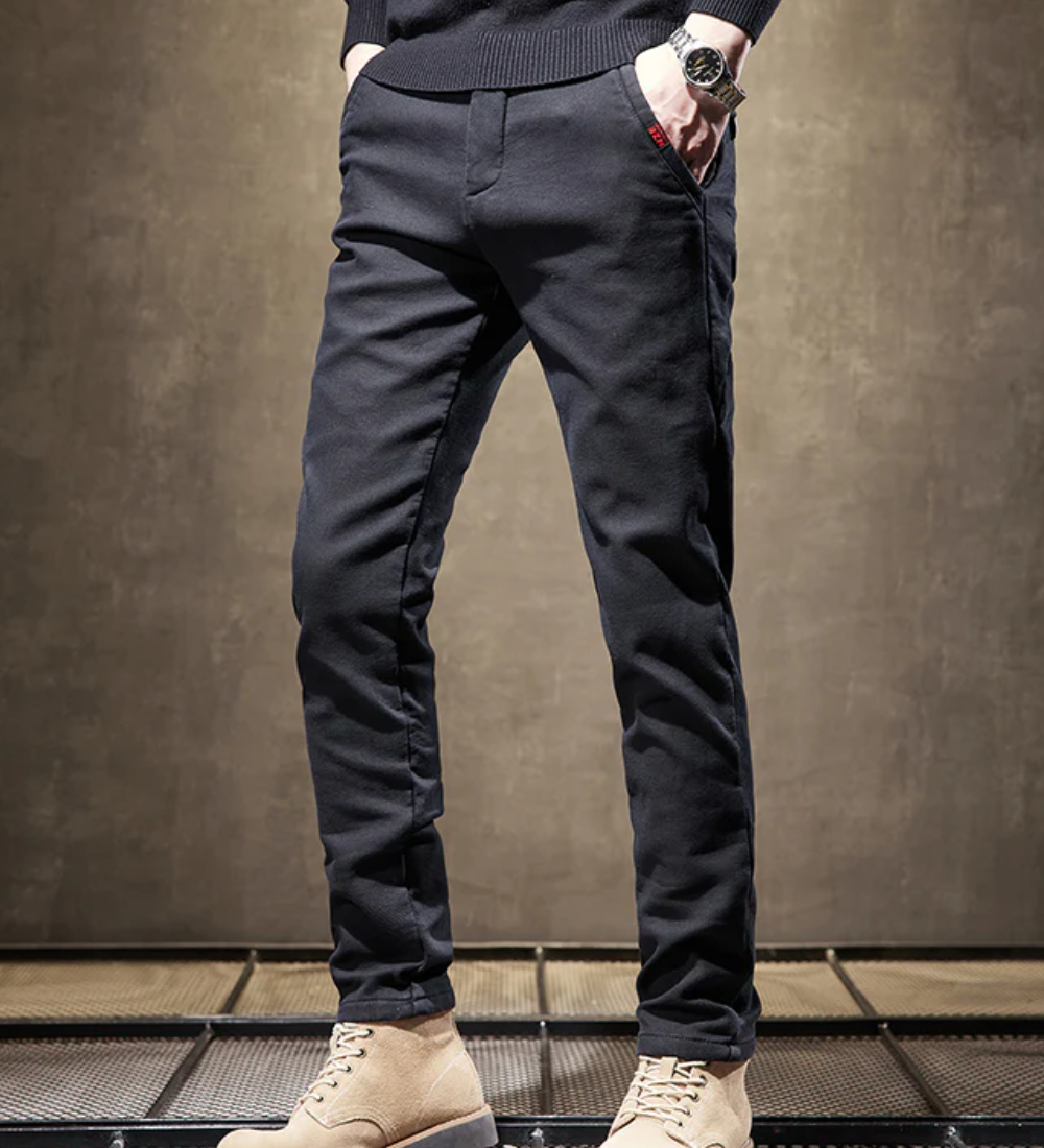 Pánské casual kalhoty slim fit