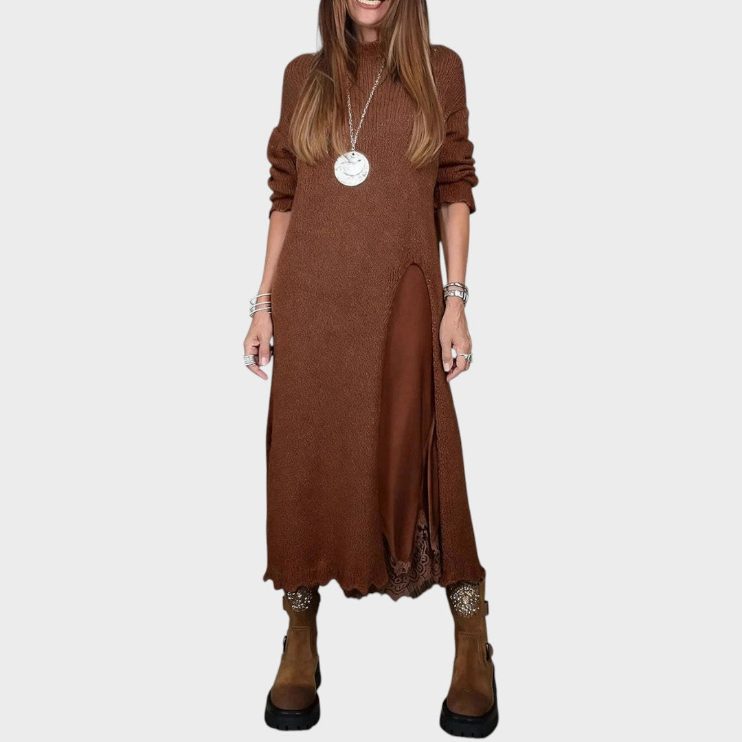 Vega | Souprava Svetru a Šatů ve Stylu Spodního Prádla