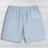 Pohodlné lněné šortky