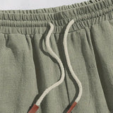 Pohodlné lněné šortky