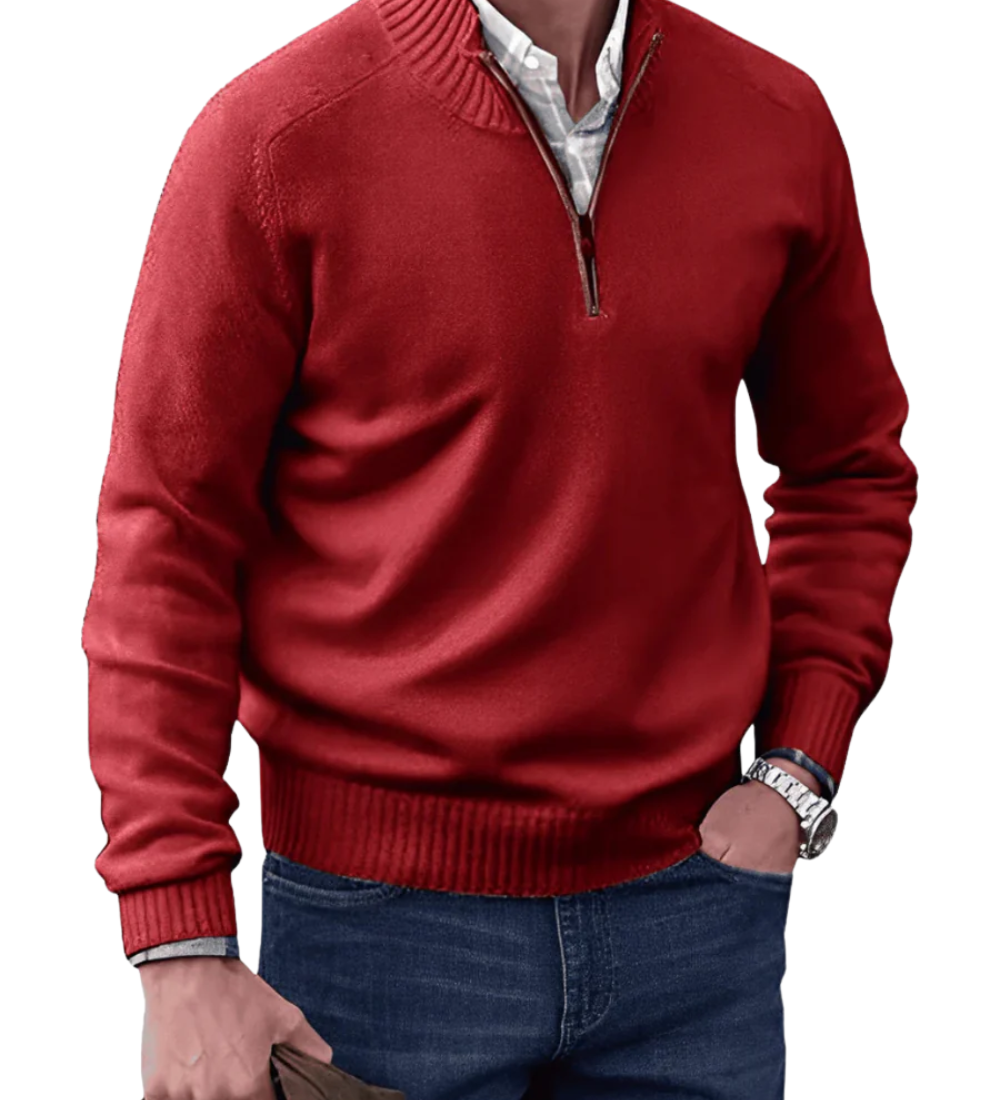 Pohodlná mikina s zipem