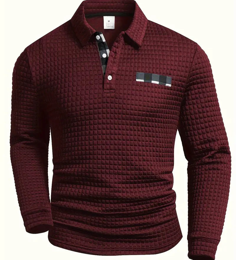 Polo tričko s žebrováním