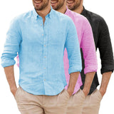 Prodyšná lněná košile