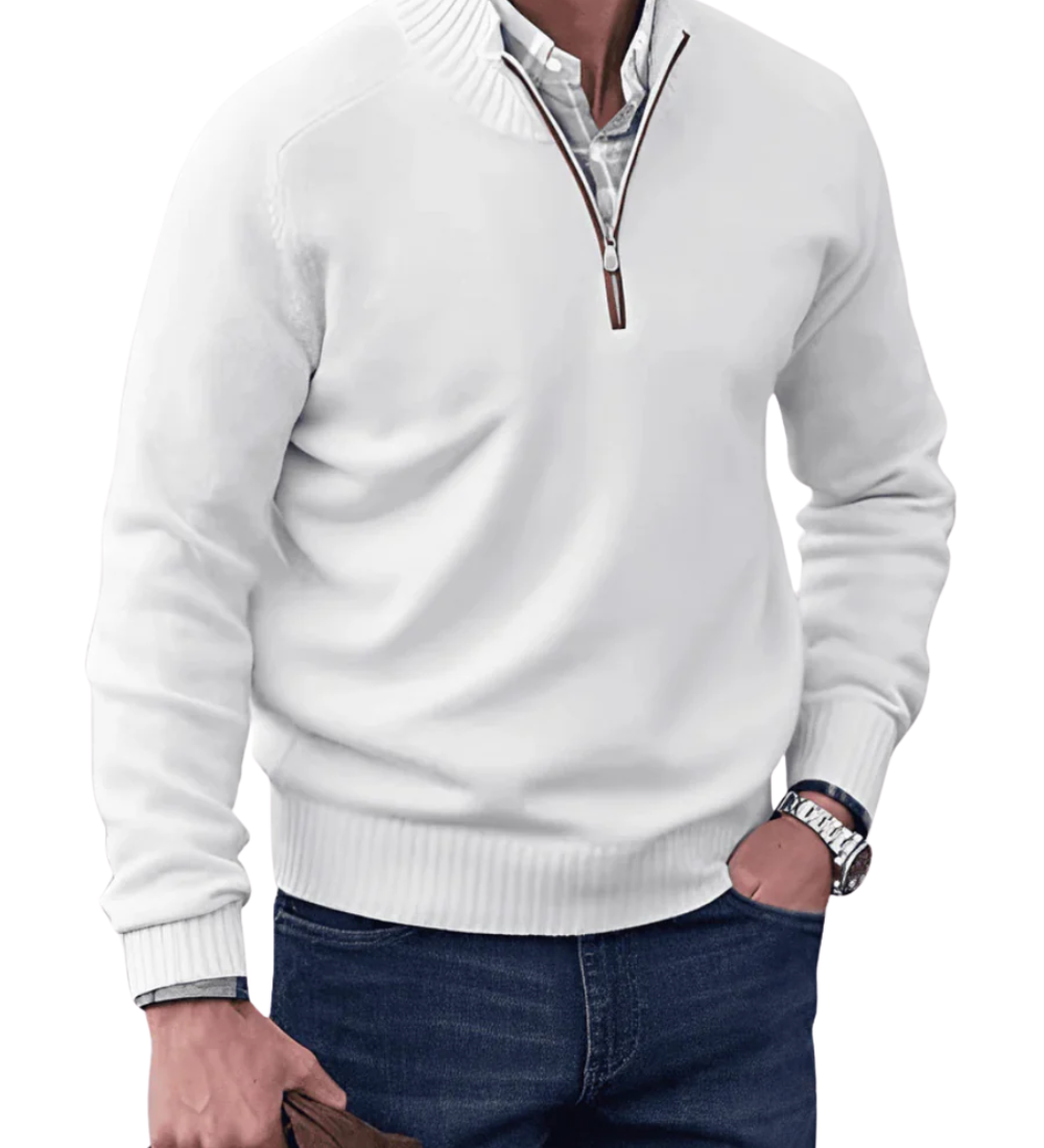 Pohodlná mikina s zipem