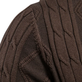 Luxusní vlněný kabát pro muže s knoflíky