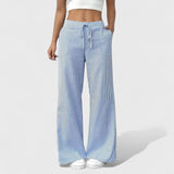 Dominique - Pohodlné Široké Kalhoty