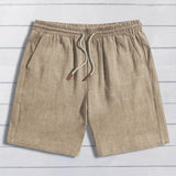 Pohodlné lněné šortky