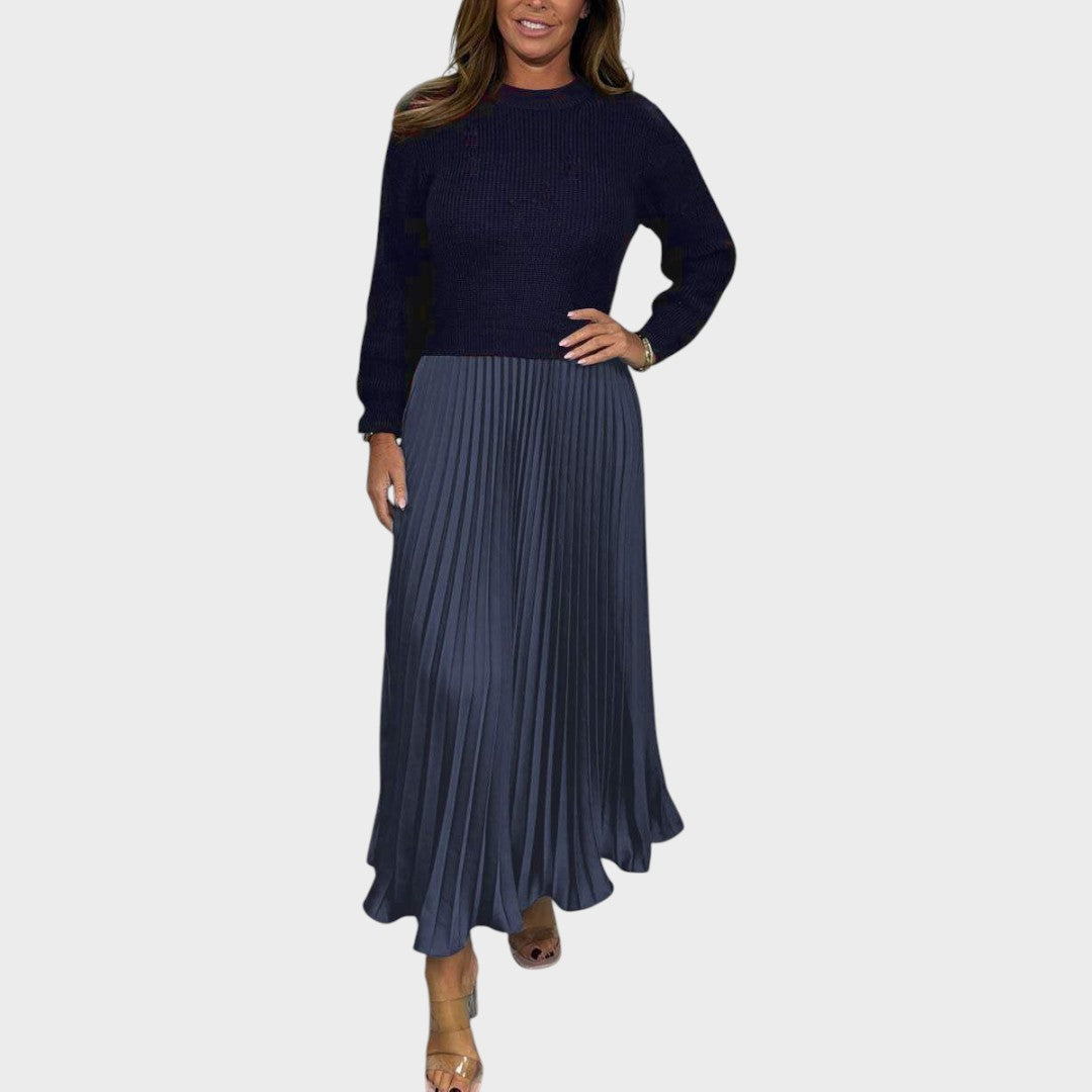 Anabela | Sada svetru a plisované sukně