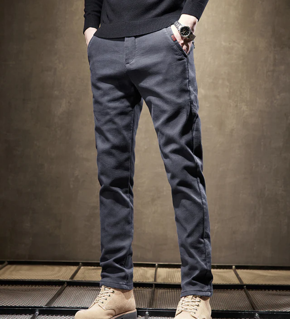 Pánské casual kalhoty slim fit