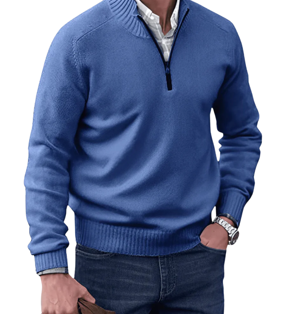 Pohodlná mikina s zipem