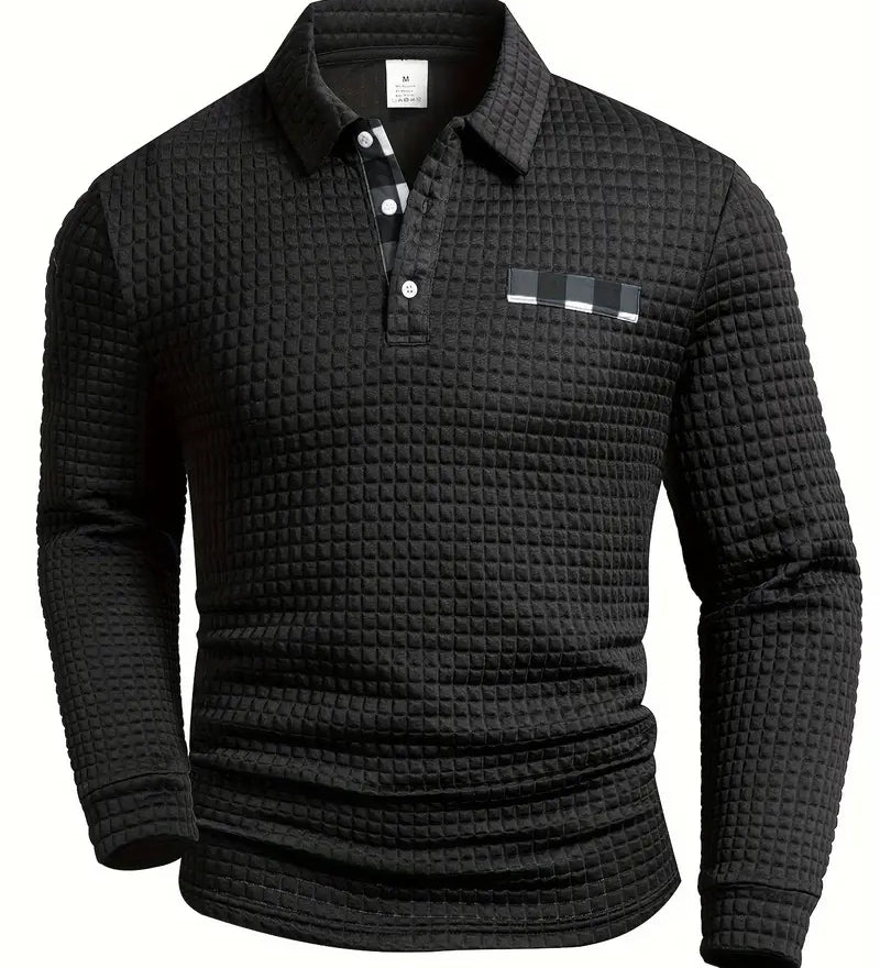 Polo tričko s žebrováním