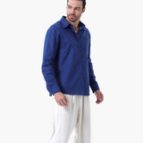 Staré peníze kombinéza z lnu (dlouhý rukáv)