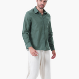 Staré peníze kombinéza z lnu (dlouhý rukáv)