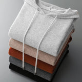 Kabát s kapucí z merino vlny Sirlus