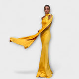 Chic Maxi šaty s odhalenými rameny a zavazováním za krk