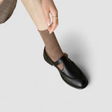 Zhelynne | Ortopedické Mary Jane boty s hranatou špičkou