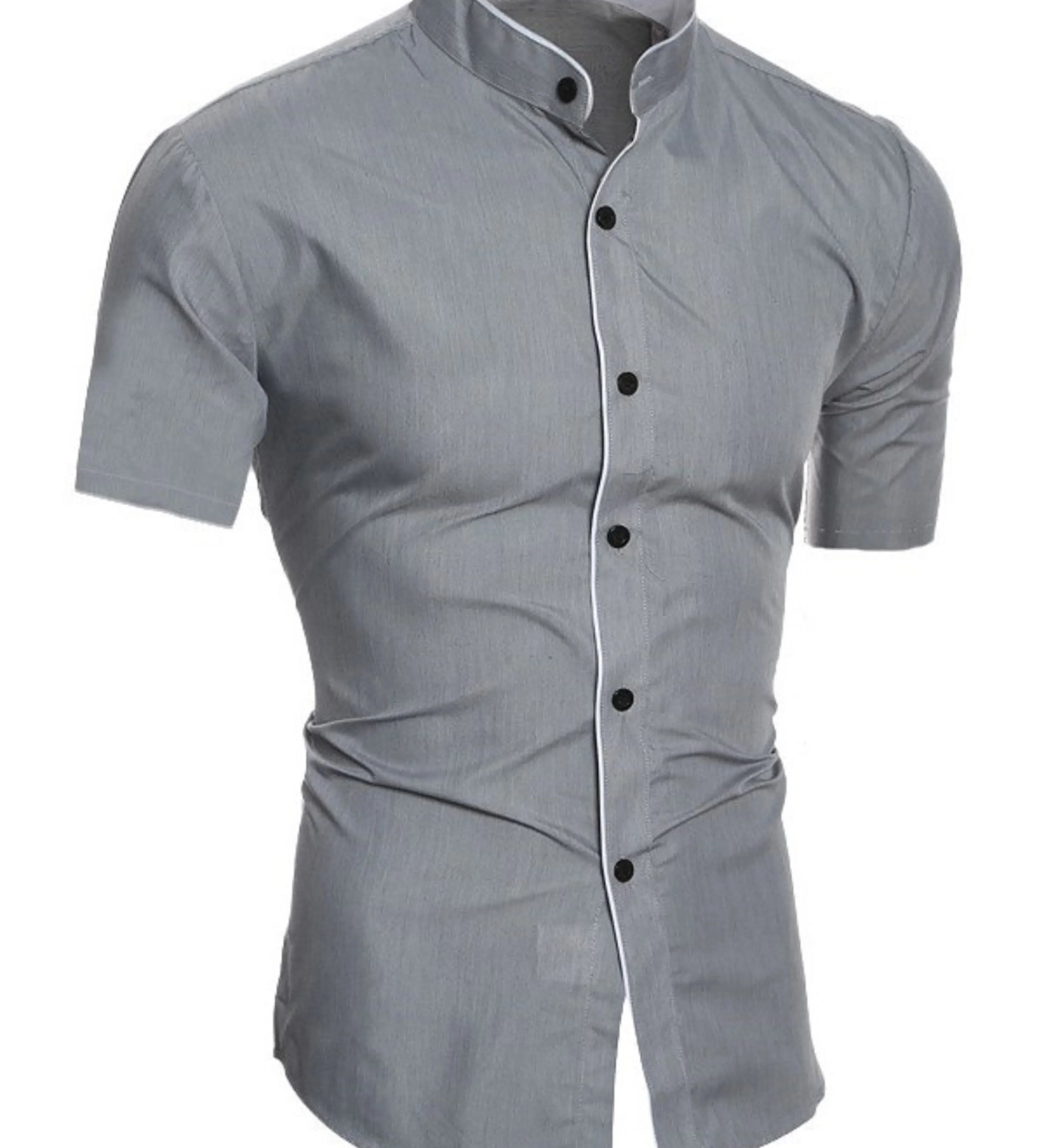 Krátký rukáv košile z bavlny