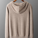 Kabát s kapucí z merino vlny Sirlus