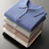 Elegantní polo svetr z kašmíru