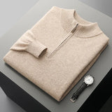 Svetr s zipem z kašmíru Florence