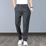 Klasické kostkované kalhoty