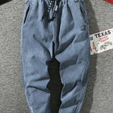 Elegantní džínové jogger kalhoty