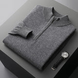 Svetr s zipem z kašmíru Florence