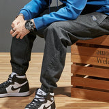 Elegantní džínové jogger kalhoty