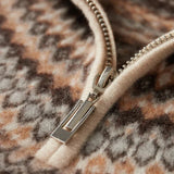 Elegantní svetr s zipem z kašmíru