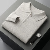 Elegantní polo svetr z kašmíru