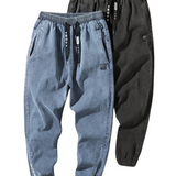 Elegantní džínové jogger kalhoty