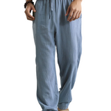Prodyšné lněné kalhoty