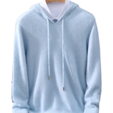 Elegantní kabát s kapucí z kašmíru