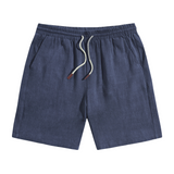 Pohodlné lněné šortky