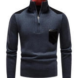 Svetr z vlny s zipem