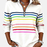 Vídeň | Mikina na zip s duhovými pruhy