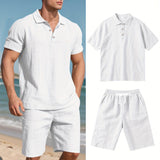 Pánský lněný set