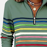 Vídeň | Mikina na zip s duhovými pruhy