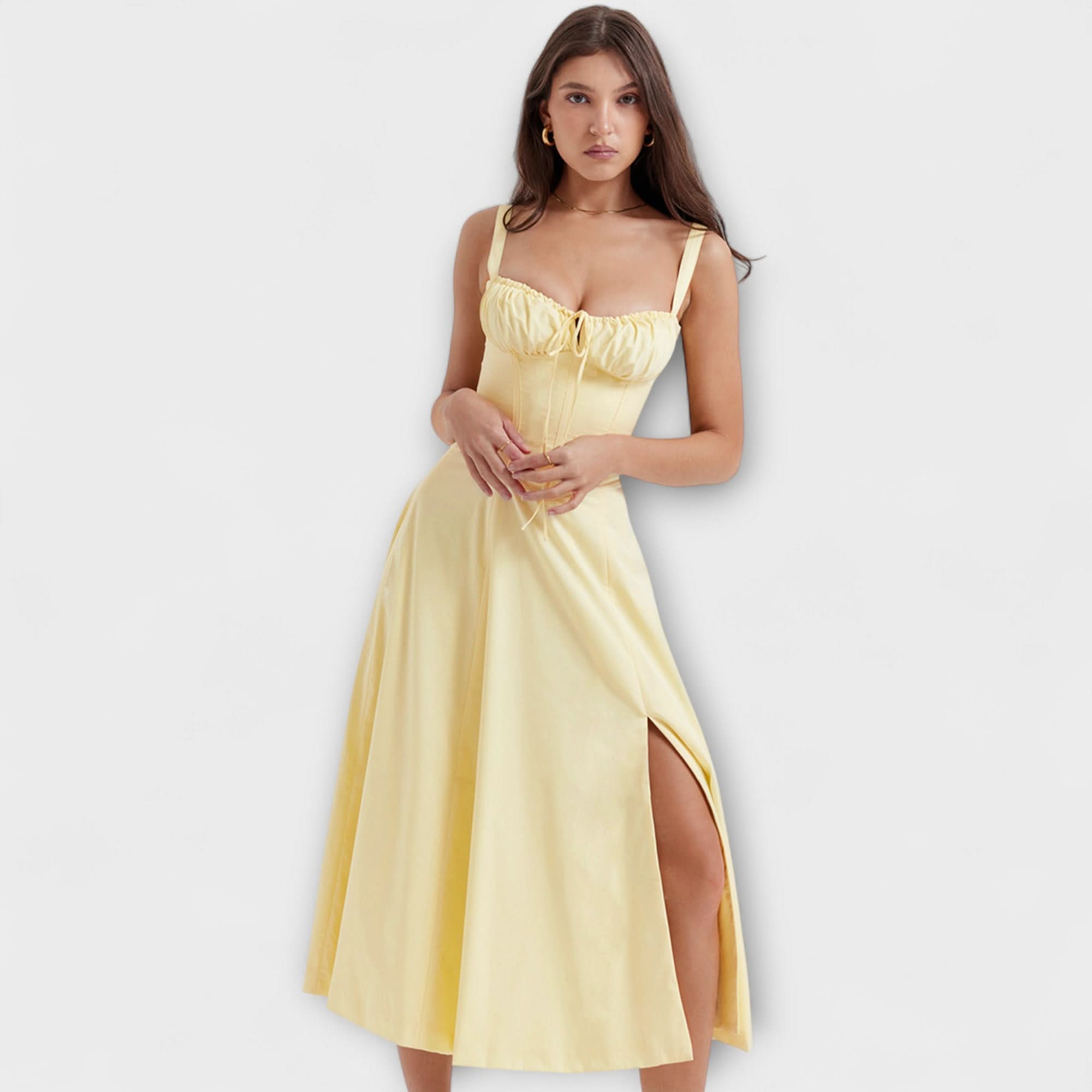 Zipporas - Přizpůsobený dress s moderním jarním květinovým potiskem