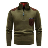 Svetr z vlny s zipem