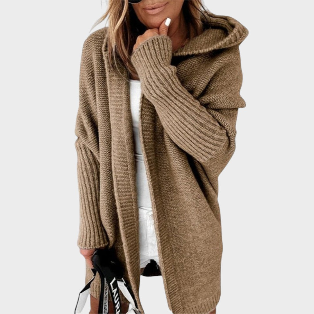 Marcela | Oversized pletený kardigan s kapucí