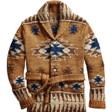 Elegantní jacquardový kabát