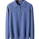 Elegantní polo svetr z kašmíru