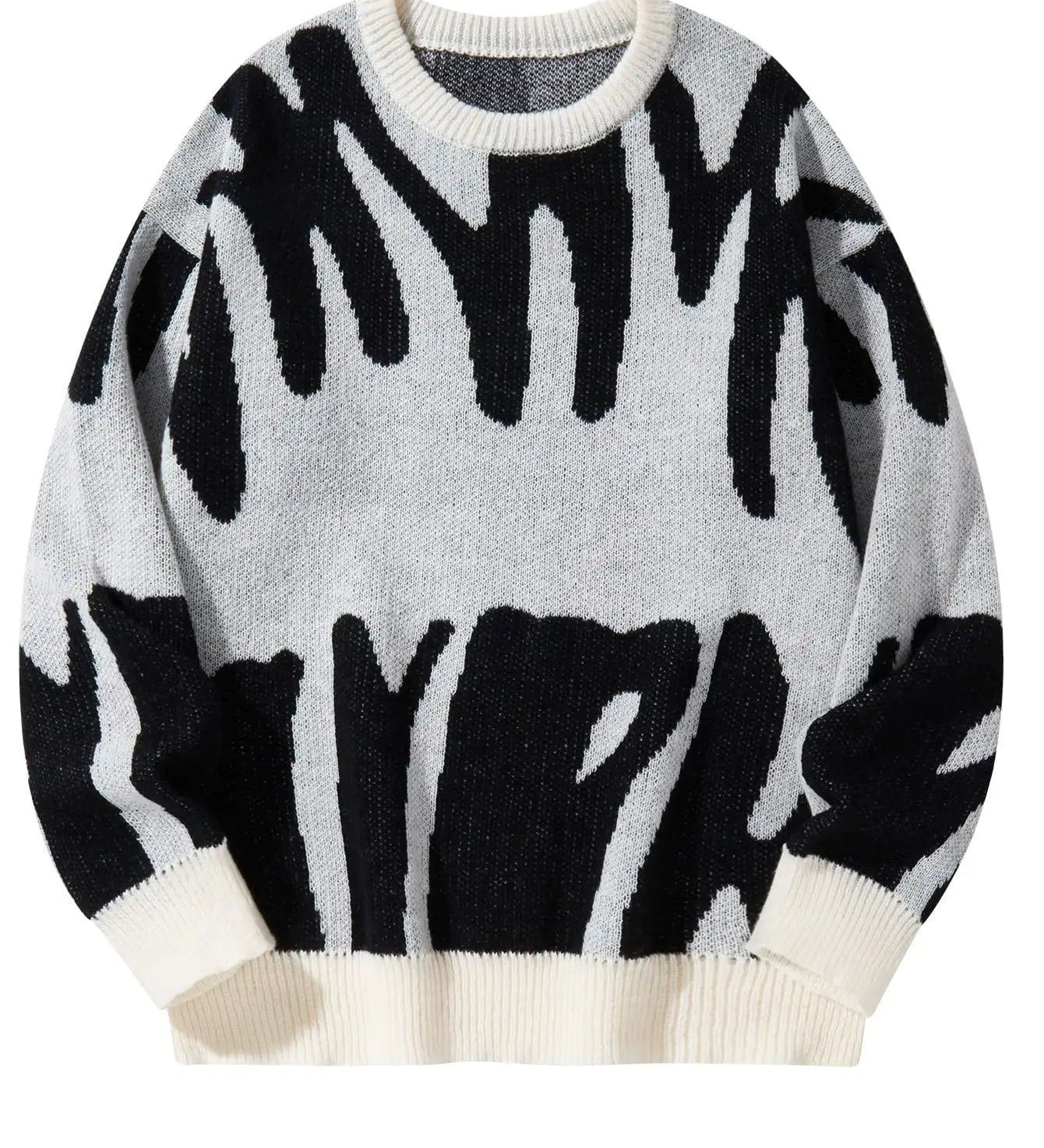 Elegantní svetr s vzorem